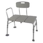 12011kd-1 Drive Medical Plastic Tub Transfer Bench Backrest Gray 12011kd-1 Drive Medical Plastic Tub Transfer Bench Backrest Gray