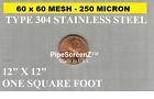 12x12type304-60mesh Pipescreenz Brand Made In 12x12type304-60mesh Pipescreenz Brand Made In