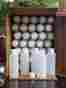 150-pack Not Applicable Lot Of 150 Plastic Bottle W White Lid 4-oz New Craft Bottles