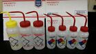 16649-900 Vwr Lot Of Six Plastic Ldpe Acetone Labeled Safety Wash