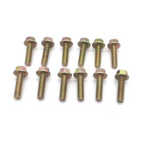 R01-014 1a-nby Exhaust Manifold Header Flanged Bolts Corrosion Resistant Hardware Kit Fits F