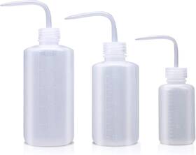 20 Second Soap 670295871823 For 3 Pack Squirt Squeeze Bottle 150/250/500ml Narrow Mouth Ldpe Clear White