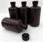 2004-0008 Nalgene Lot Of 72 Hdpe Amber Lab Quality Narrow Mouth Bottle W