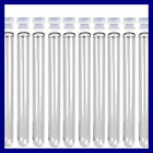 201a23 Plastic Test Tubes Caps Clear Pack Of Free Shipping Biss