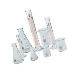 233n2 Karter Scientific Beaker Flask And Cylinder Set Glass Pieces Fla