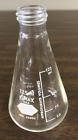 26505 Kimax Kimble Ml Glass Erienmeyer Culture Flask Screw Top Usa
