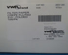 28331-060 Vwr Crepe Fluted Filter Paper 28331-060 Vwr Crepe Fluted Filter Paper