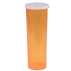 32010 Clarke Container Dram Amber Polypropylene Snap Cap Vials