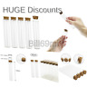 43217-94201 Superlele Superlady Glass Test Tube Flat Bottom With Wooden Stopper