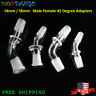 45-degree Mondango Degree Male Female Glass Adapter Joint Slide Bowl Extension
