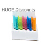 56a38 Karter Scientific Assorted Pp Plastic Test Tubes Flange Caps Cardboard