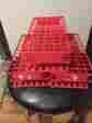 5972-0020 Unwire Half-size Test Tube Rack Nalgene Qty 3 Red Blood 5972-0020 Unwire Half-size Test Tube Rack Nalgene Qty 3 Red Blood