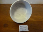 60244 Coors White Ceramic Porcelain Funnel Strainer Super Good Condition