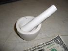 60311 60310 Coors Tek Pharmacy Apothecary Mortar Pestle Glazed Porcelain