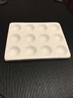 60427 Coors Tec Porcelain Spot Plates White Well