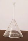 6180-100 Pyrex Corning Angle Glass Fluted Short Stem Filling Funnel Diameter 6180-100 Pyrex Corning Angle Glass Fluted Short Stem Filling Funnel Diameter
