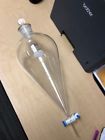 6402-2l Pyrex Seperatory Separatory Funnel Stopper Teflon Stopcock