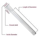 670628929900 Asenna Cuts Scientific Glass Downstem Diffuser To Inch