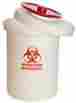 Nal-6920-0060ea 6920-0060 Nalgene Biohazard Waste Container With Cover Polypropylene Large
