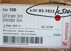 83.1832 Sarstedt Qty 95 Cell Scraper