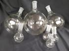 8320 Pcs Set Of Pyrex Kimax Round Bottom Flasks With Ground