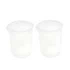 A13050800ux0308 Uxcell Graduated Beaker Clear Plastic Measuring Cup For Lab Pcs