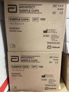 7c14-01 Abbott Architect Sample Cups