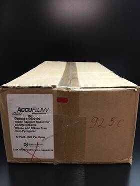 D620100 Accuflow Cat No 100ml Reagent Reservoir Case