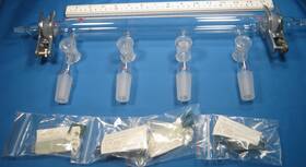 8743-17 Ace Manifold Single Tube 4-port 24/40 35/20 New Old Stock Free Shipping E