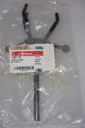 11057-05 Ace Glass Labjaws Clamp Stainless 10.2cm Large Grip 5 Inch Arm New