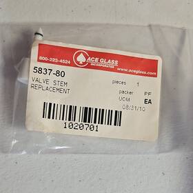 Ace Glass 5837-80 Valve Stem Replacement Biological Laboratory Use 1 Pc