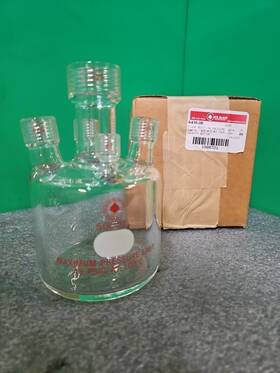 6436-06 Ace Glass Series Pressure Vessel Body One-piece #25 Center Squatty Bottom
