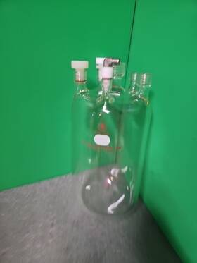 6436-37 Ace Glass Series Pressure Vessel Body #25 Center Squatty Bottom