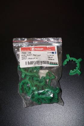 7598-24 Ace Glass 24/40 Joint Clip Taper Acetal Plastic Q 8 New In Pack
