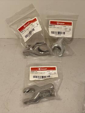 7669-12 Ace Glass 3 Screwlock Pinch Clamps Size 28