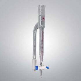 7745-04 Ace Glass Distillation Receiver Moisture Test 20ml Barrett With Stopcock