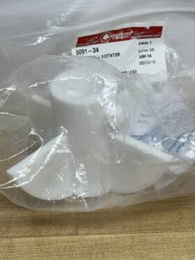 8091-34 Ace Glass 140mm Tef Stirring 4-blade Paddle Stirrer Agitator