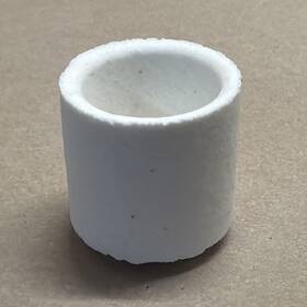 Alpha Ar3818hp Low Blank Foil Ceramic 5ml Crucibles Leco Cs Analysis 10 Pack