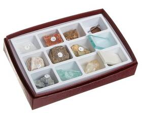 2356 American Educational Products Mineral Hardness Rock Collection With Test Kit 9 Specimen New Sealed Homeschool