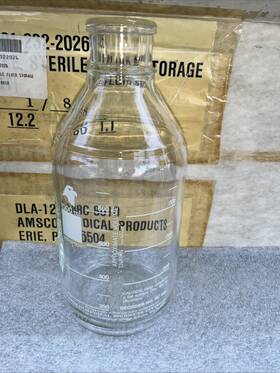 Nc608 Amsco New Autopour Graduated 1000ml Sterile Fluid Storage Bottles