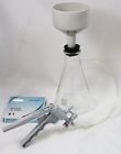 App102c Onlinesciencemall Filter Setup Glass Flask Buchner Funnel Stopper And Filte