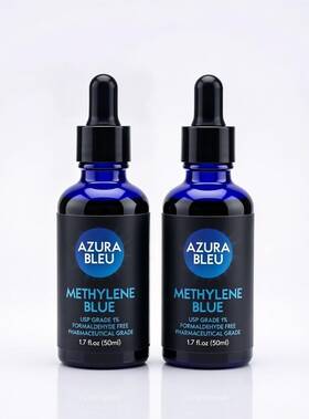 Mb1992 Azura Bleu 2pack Methblue Azurableu 1% Solution 50ml / 1.7 Fl Oz Dropper Bottle