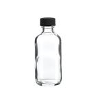 B26-24 Premium Vials Boston Round Glass Bottle With Cap Oz Capacity