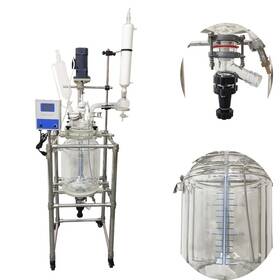 220567 Banfluxion 20l Double-layer Jacketed Glass Reactor Laboratory Chemical Gg-17 120w
