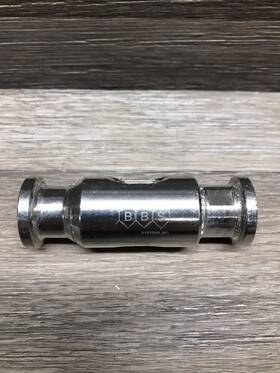 223169 Bbs System Stainless Steel In Line Sight Glass Sanitary Fitting