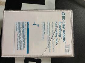 420314 Bd Clay Adams Plain Capillary Tubes Sureprep