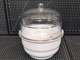 F42032-0000 Bel-art Space Saver Desiccator Polycarbonate Bell Jar Lab Plastic