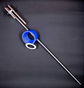 5637-30005r Bellco Glass 3-port Stainless Steel Assembly For Vertical Side Arm Vessels 5l New