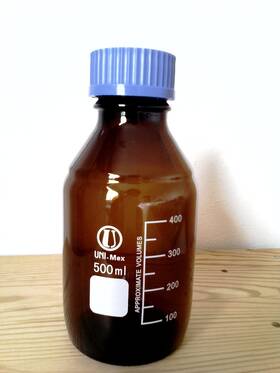 Njg-1048 Beyondsupply 100ml Beyondsupply-lab Glass Amber Culture Media Bottle W Cap 3.4 Ounces