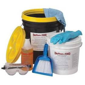Biorem-2000 8009-005 Solvent Spill Kit Cleanup Bucket 5 Gal Absorbent Neutralizer Safety Gloves Biorem-2000 8009-005 Solvent Spill Kit Cleanup Bucket 5 Gal Absorbent Neutralizer Safety Gloves